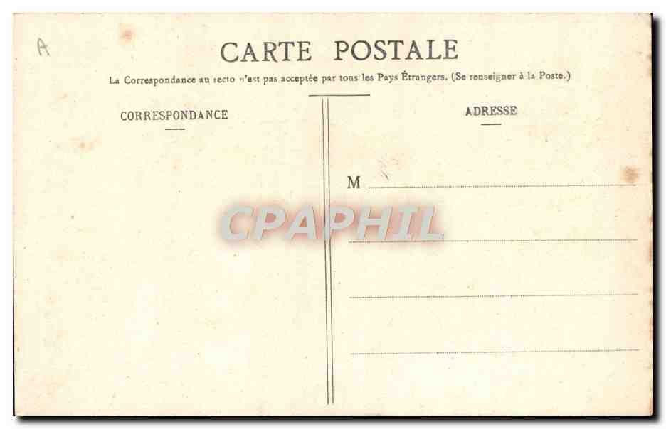 CPA Politique Satirique Nos postiers Seeres Receveur principal des Postes et Telegraphes de la Seine — Rückseite