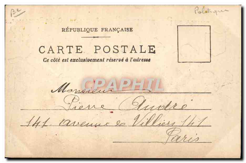 CPA Politique Satirique  — Rückseite