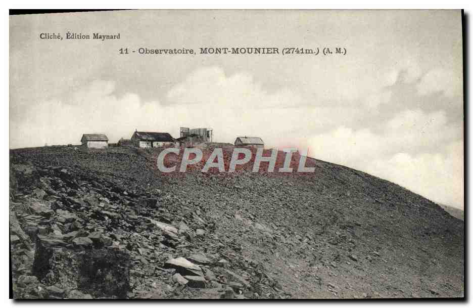 CPA Astronomie Observatoire Mont-Mounier 