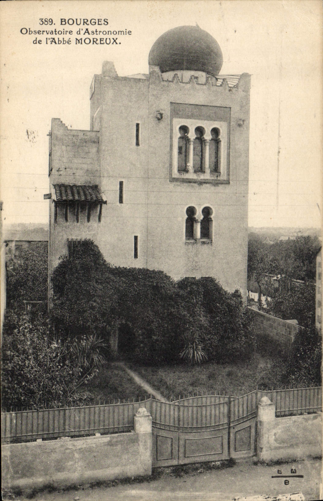 CPA Astronomie Bourges Observatoire d'astronomie de l'abbe Moreux