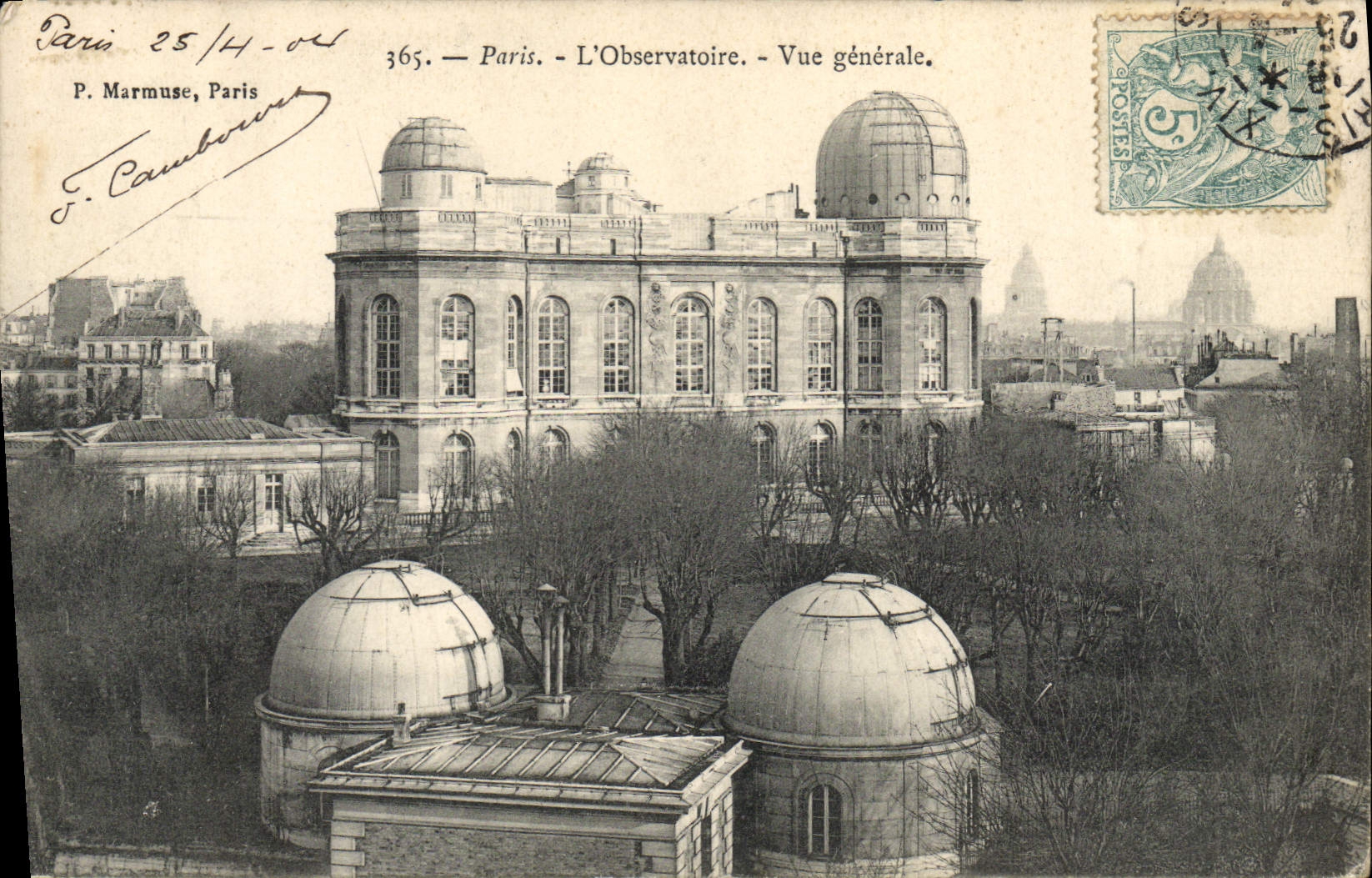 CPA Astronomie Paris L'Observatoire Vue generale