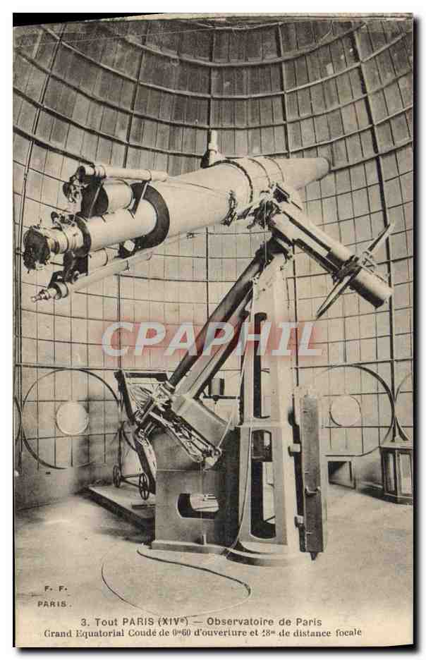 CPA Astronomie Paris Observatoire Grand Equatorial Coude 