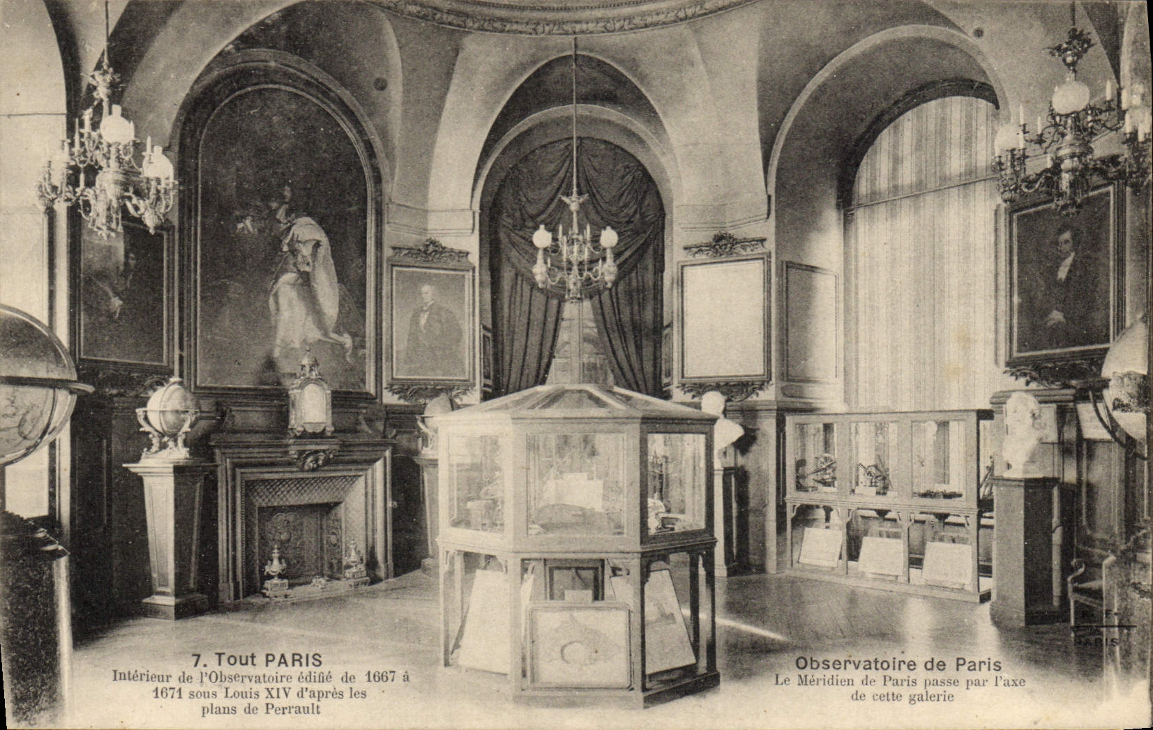 CPA Astronomie Paris Observatoire Interieur