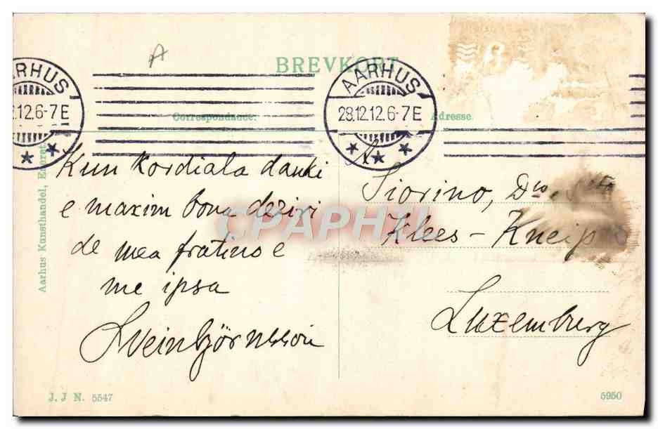 Marselisborg Slot — Aarhus — Kronprins Frederik, Prins Knud, Kronprinsesse Alexandrine, Kong Christian X — Vorgon Jensen, Fot. — Verso