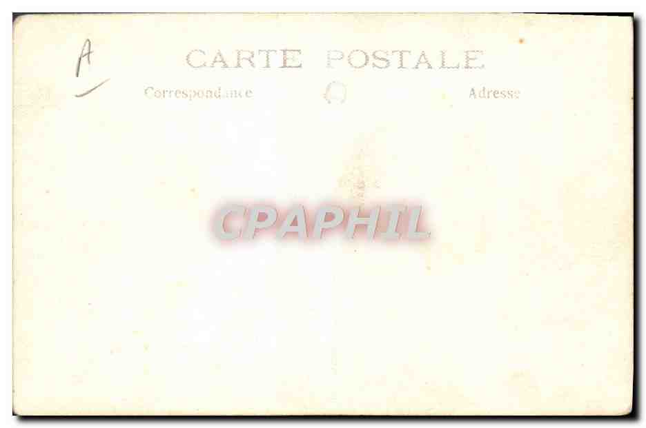 CARTE PHOTO Football  — Rückseite