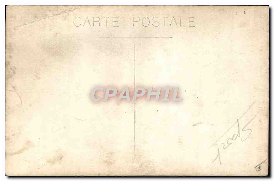 CARTE PHOTO Football  — Rückseite