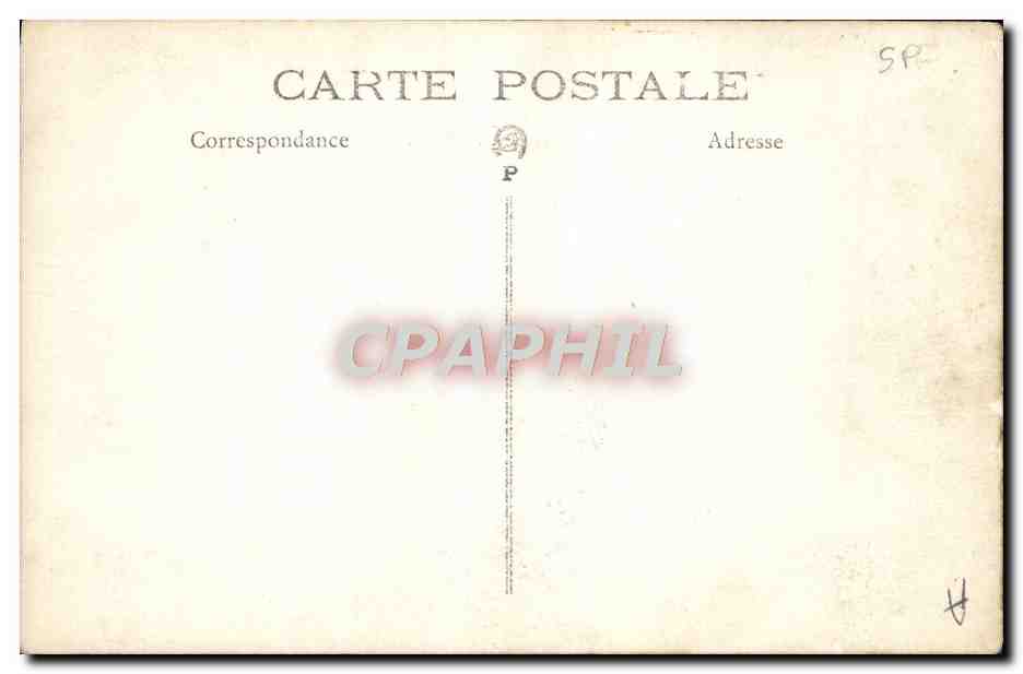 CARTE PHOTO Football  — Rückseite