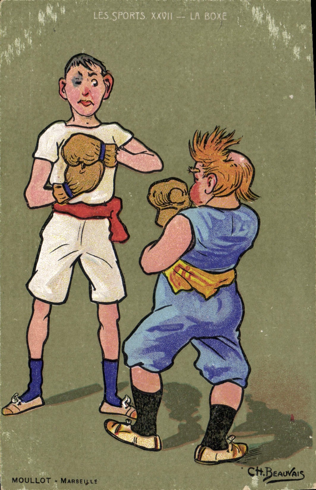 La boxe — Les Sports XXVII — MoulloT, Marseille