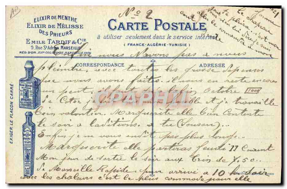 La boxe — Les Sports XXVII — MoulloT, Marseille — Verso