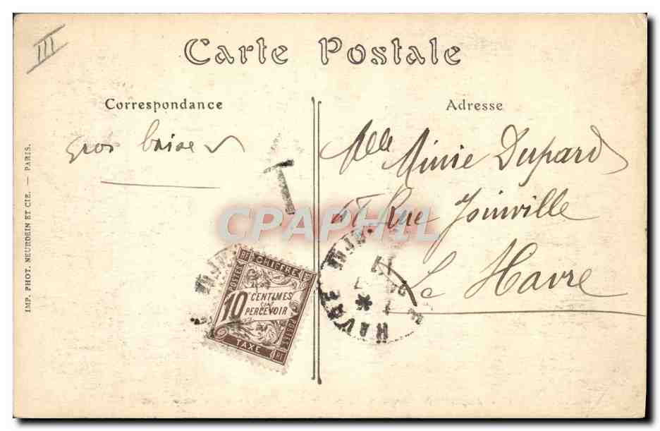 L'« Augustin-Normand » faisant le trajet de Trouville au Havre — ND. Phot. — n° 323 — Achterkant