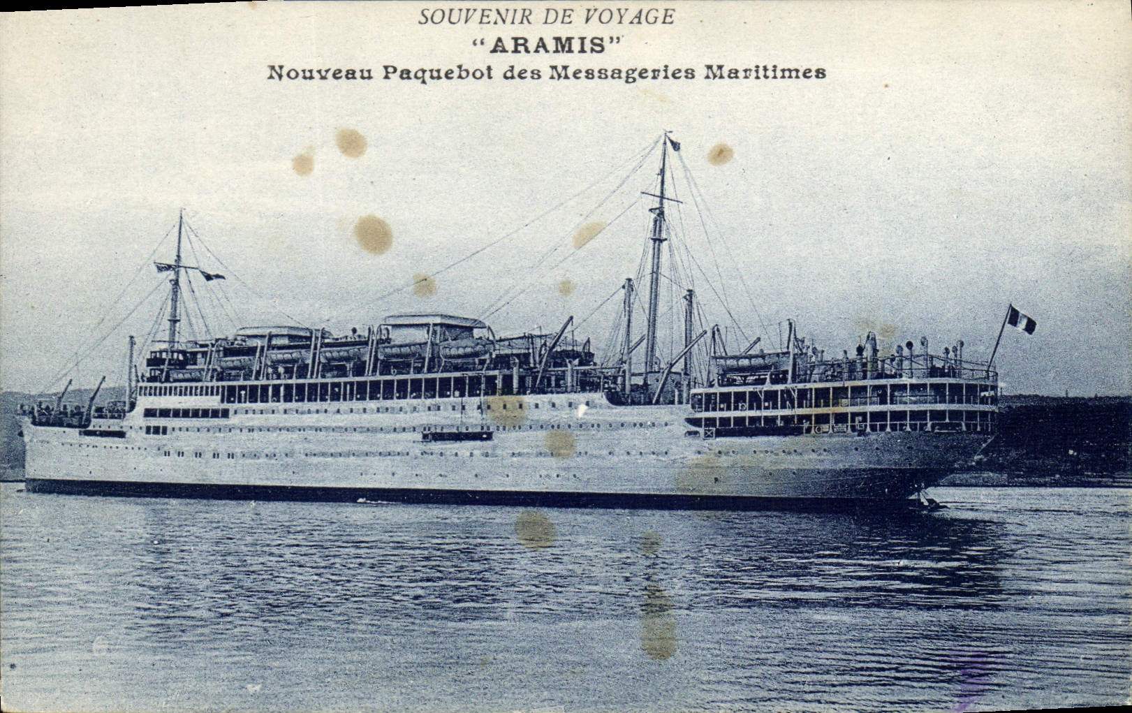 CPA Bateau Paquebot des Messageries Maritimes Aramis