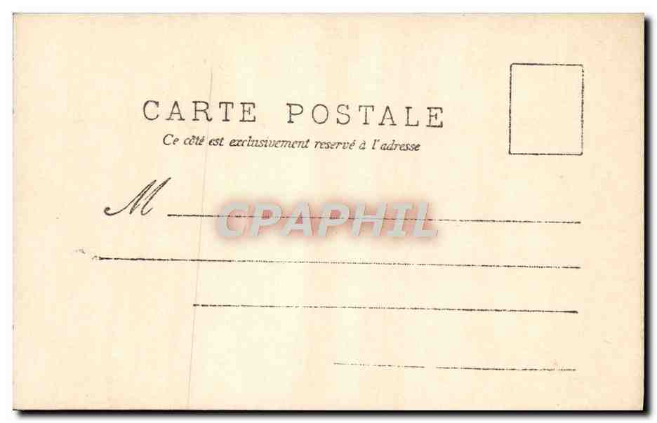 CPA Fantaisie Femme — Verso