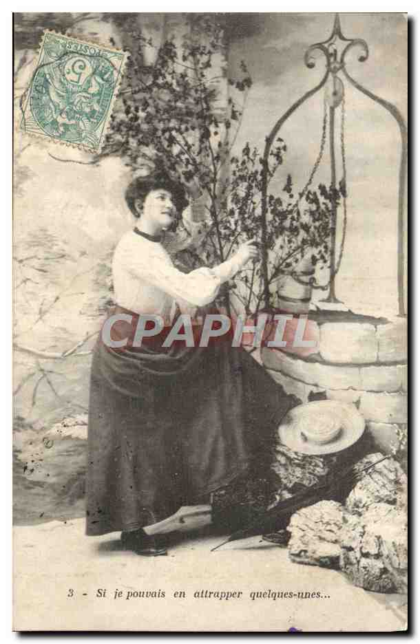 CPA Fantaisie Femme