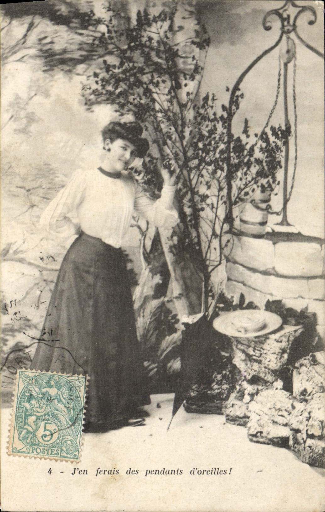 CPA Fantaisie Femme