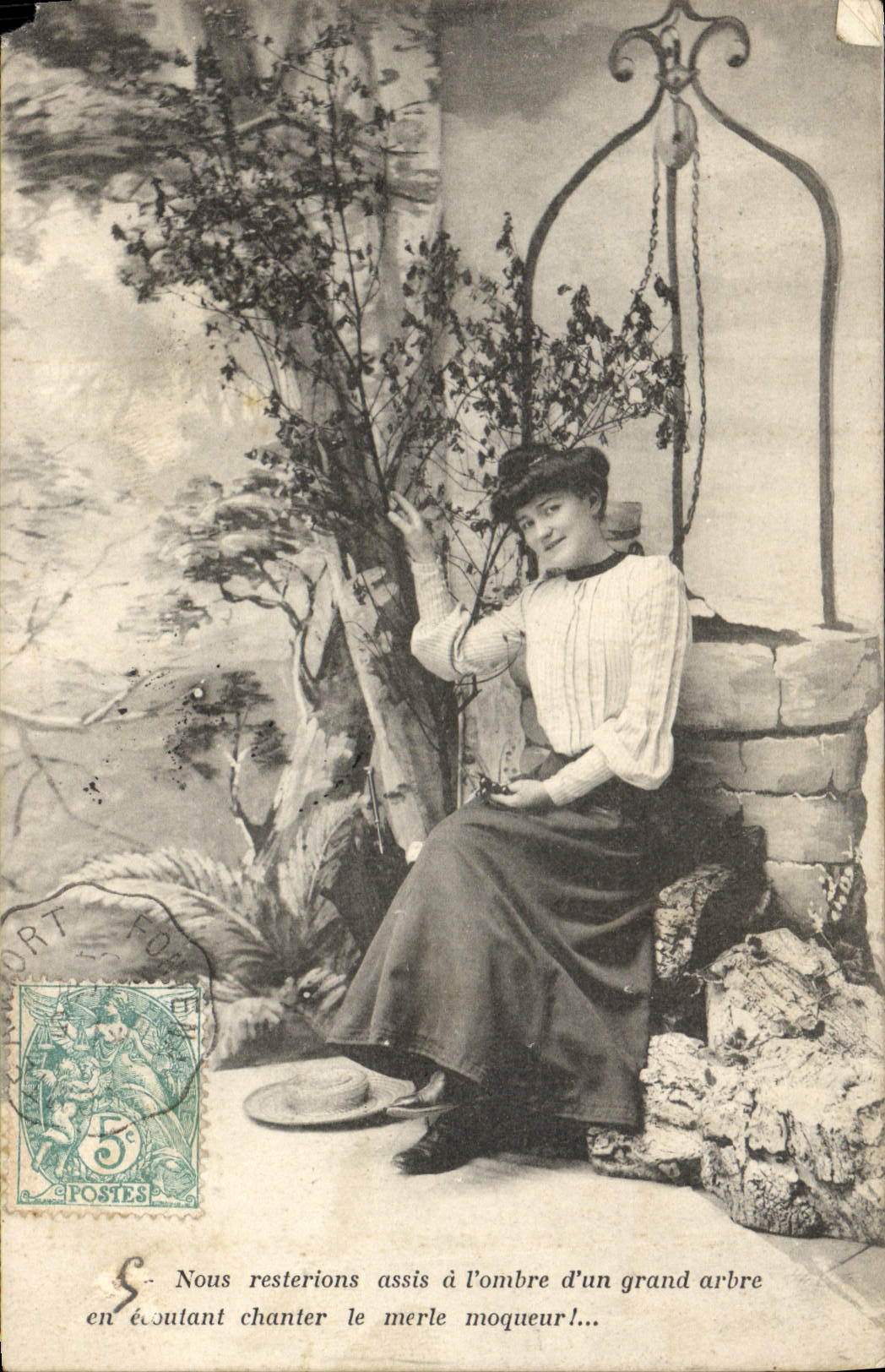 CPA Fantaisie Femme