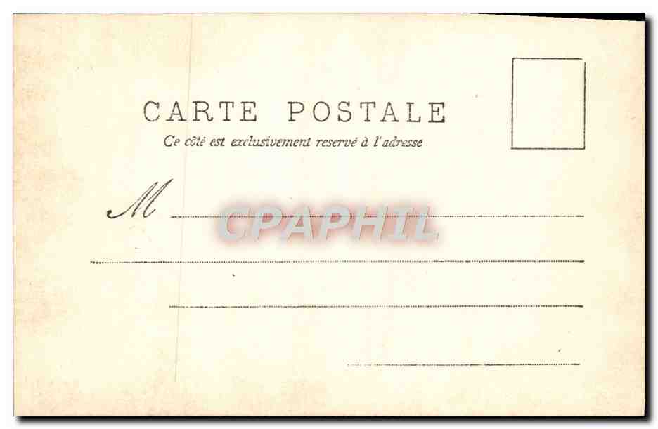 CPA Fantaisie Enfant La paresse — Verso
