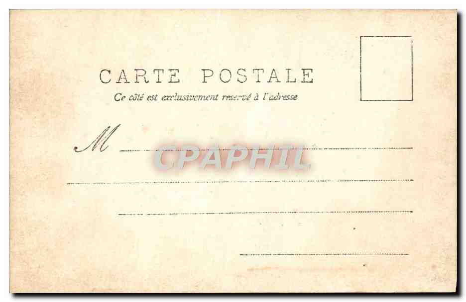 CPA Fantaisie Enfant La paresse — Verso