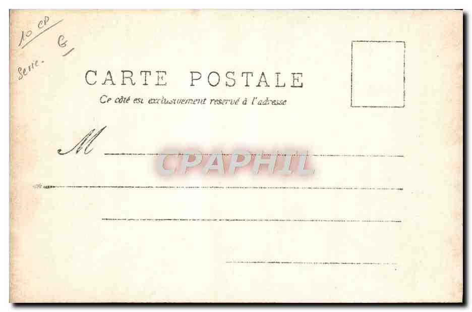 CPA Fantaisie Enfants Ange — Rückseite