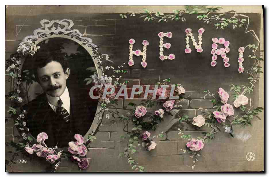CPA Fantaisie Prenom Henri