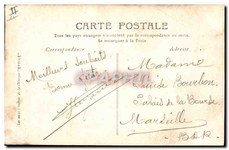 CPA Fantaisie Prenom Louise — Rückseite