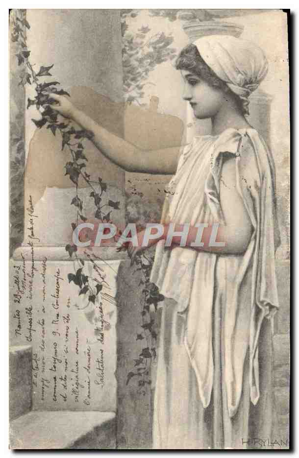 CPA Illustrateur Femme