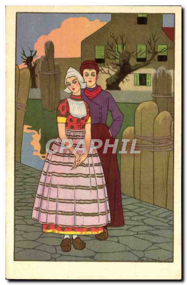 CPA Illustrateur Folklore