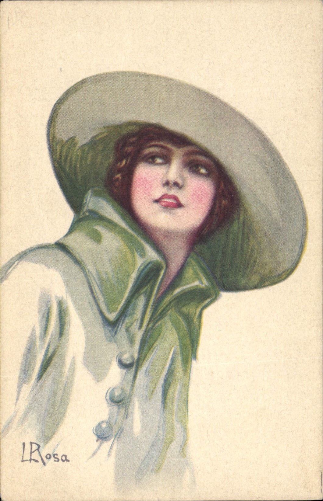 CPA Illustrateur Femme