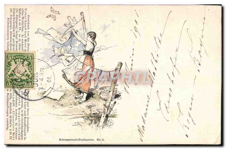 CPA Illustrateur Femme