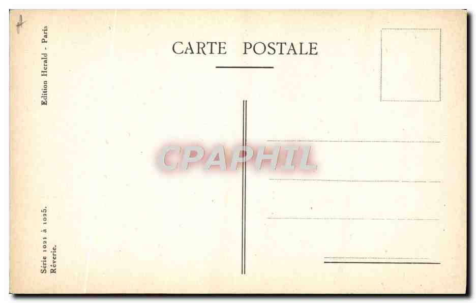 CPA Illustrateur Femme — Rückseite