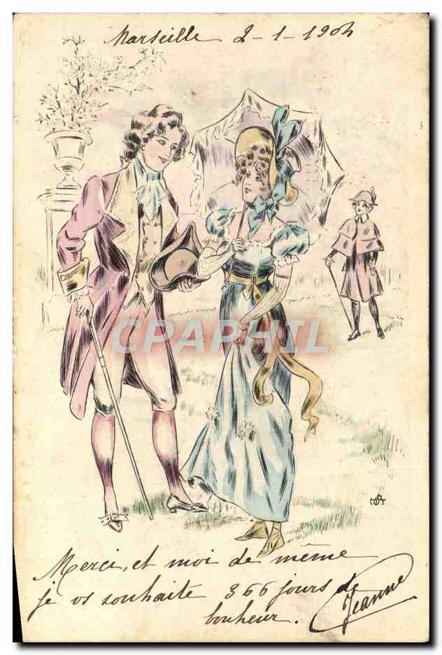 CPA Illustrateur Femme