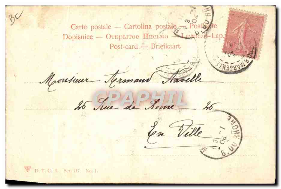 CPA Illustrateur Femme — Rückseite