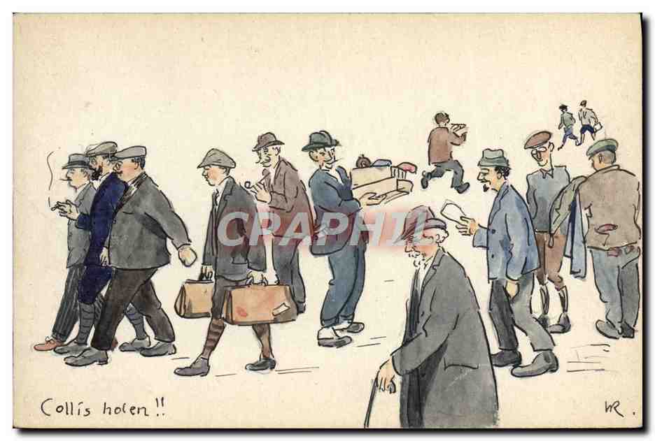 CPA Illustrateur Collis holen 