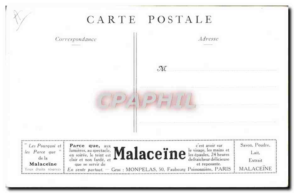 CPA Illustrateur Propos de premiere — Verso