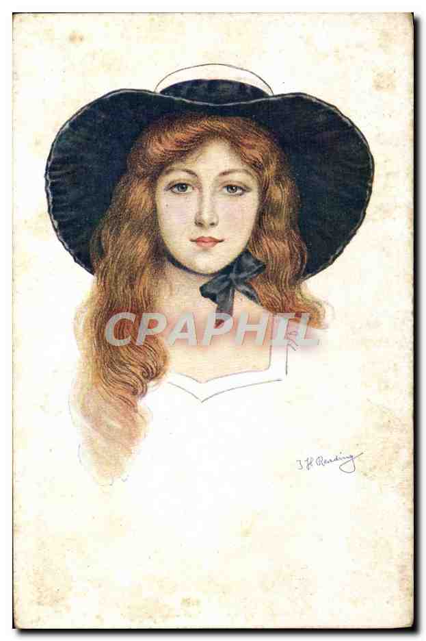 CPA Illustrateur Femme