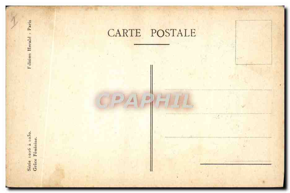 CPA Illustrateur Femme — Rückseite