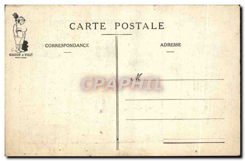 CPA Fantaisie Militaria Les 10 commandements du soldat Chastete — Rückseite
