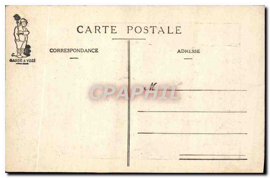 CPA Fantaisie Militaria Les 10 commandements du soldat Plaisir d'amour — Rückseite