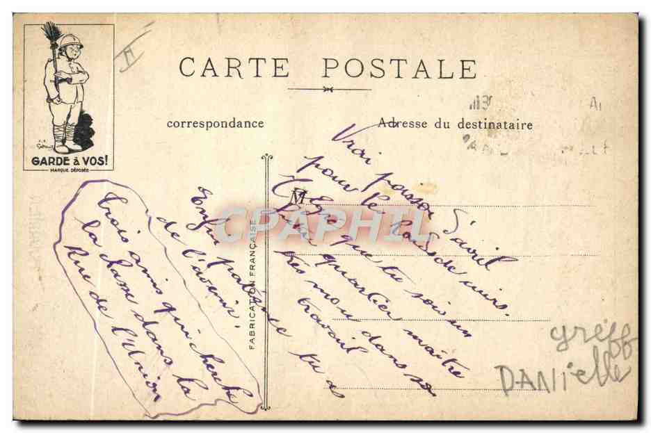 Sailor exclaiming 'Ca va décrasser!!!' — J.P. Godreuil, éditeur FOURRIER — Verso