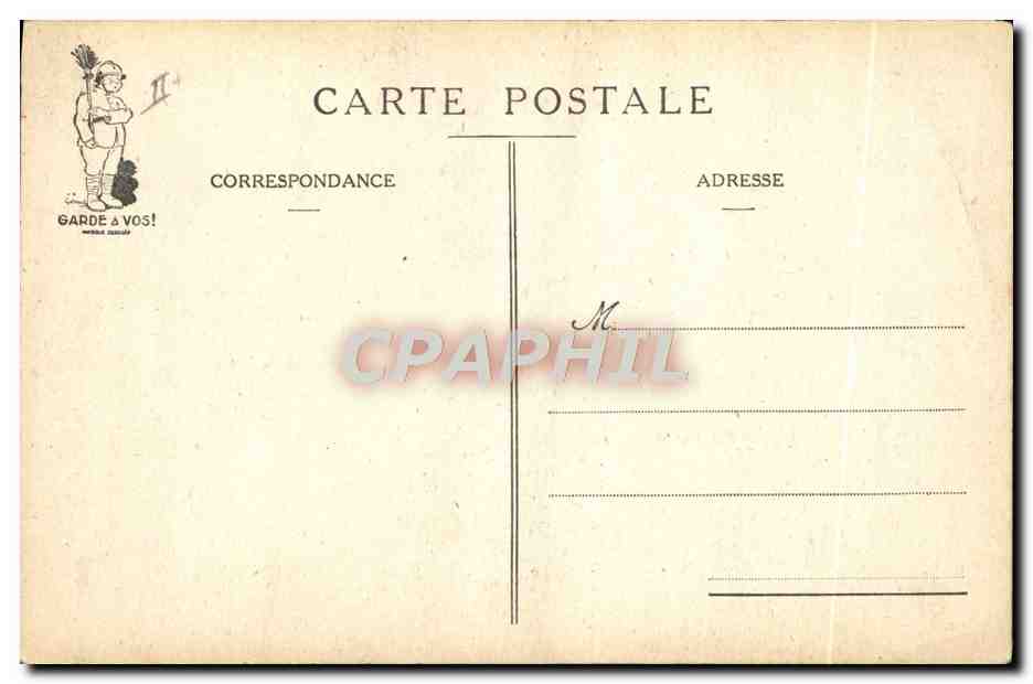 La Garde — caricature de deux soldats — J.P. Godreme — Reverso