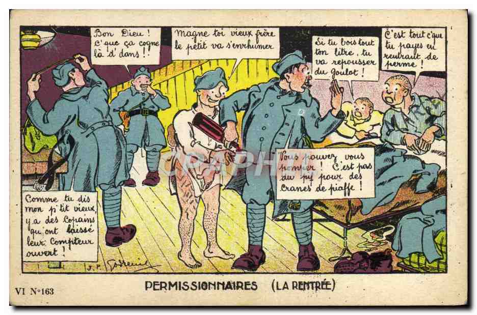 Permissionnaires (La Rentrée) — VI N°163 — J. P. Doreil