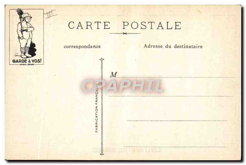 CPA Fantaisie Militaria Rentree de bordee Bateau Marins — Rückseite