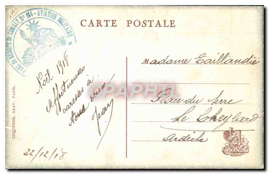 CPA Fantaisie Militaria Les foyers du soldat YMCA Union Franco americaine — Rückseite