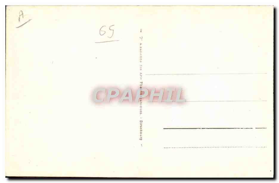 CPA Folklore Pyrenees Bagneres de Bigorre Chanteurs montagnards — Verso