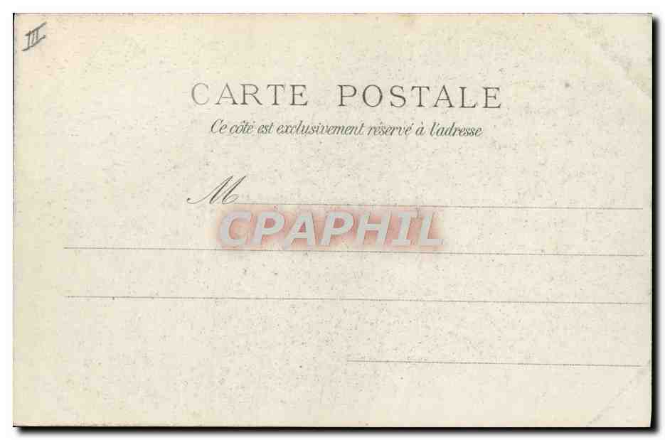 CPA Folklore Pyrenees Costumes du pays  — Verso