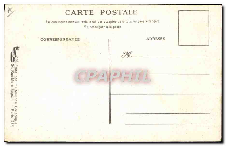 CPA 30 Novembre Victimes de la mer — Verso