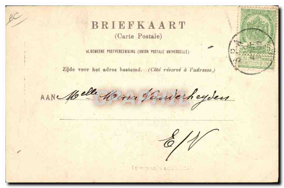 CPA Patriotisme recompense  — Rückseite