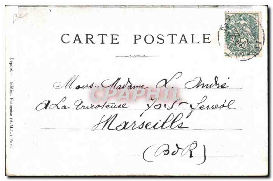 CPA Le geste de Syveton Andre Pelletan Gombes — Rückseite