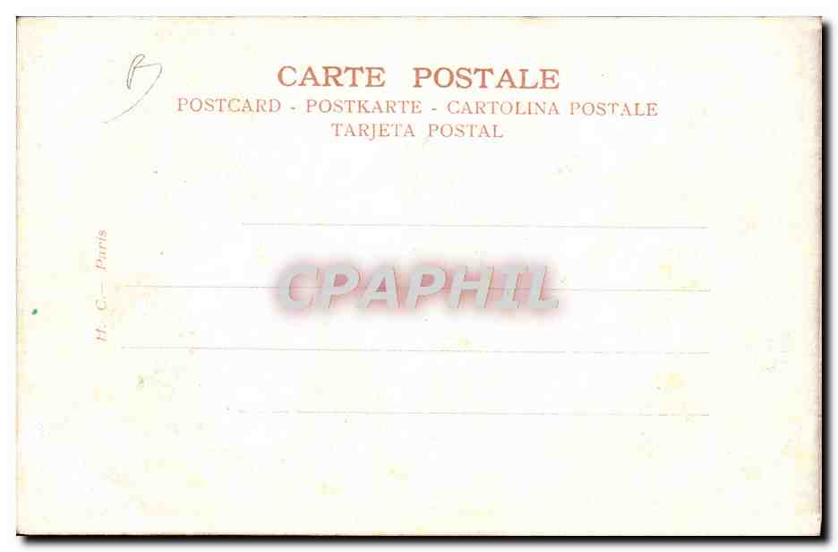 CPA John Bull Marianne L'embarras du choix — Rückseite