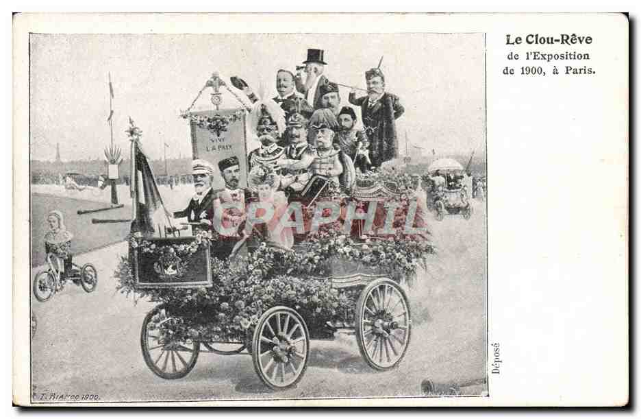 CPA Le Clou reve de l'exposition de 1900 Paris 
