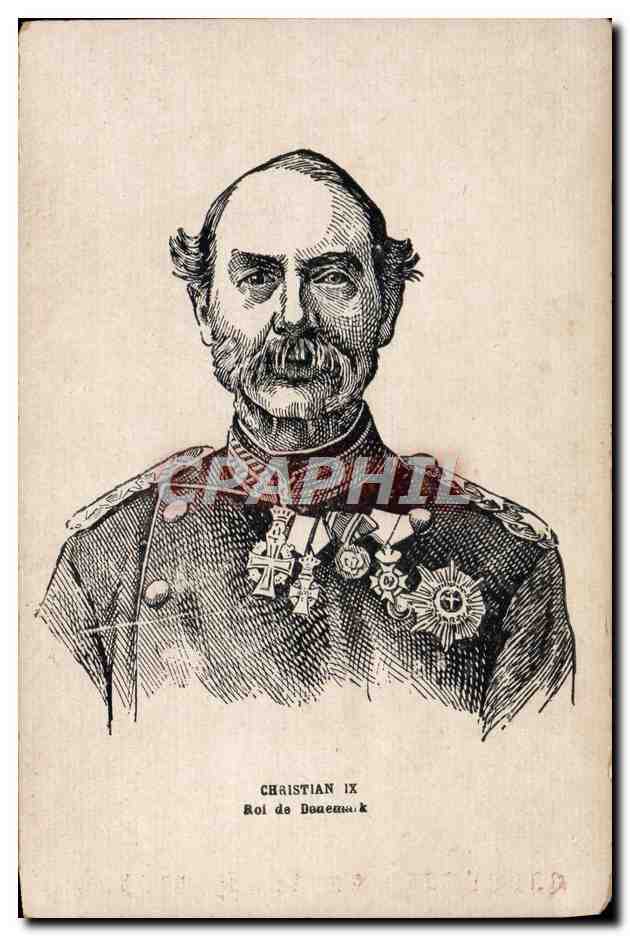Christian IX — Roi de Danemark — éditeur Chocolat Express Grandard
